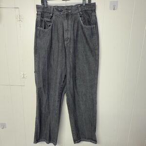 Vtg Fubu Jeans Rudy Platinum Fat Albert Embroidery Baggy Y2K Carpenter Men 32x31